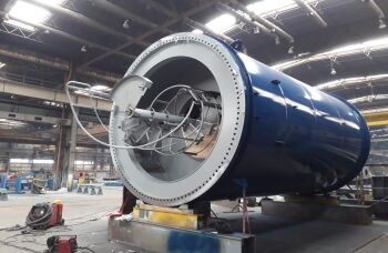 Turmteil des neuen Krans